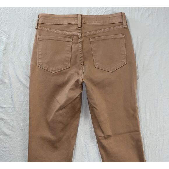 NYDJ Lift/Tuck USA Made Sheri Slim Sateen Jeans. Brown, Women's 6P. GUC!! - Picture 8 of 9
